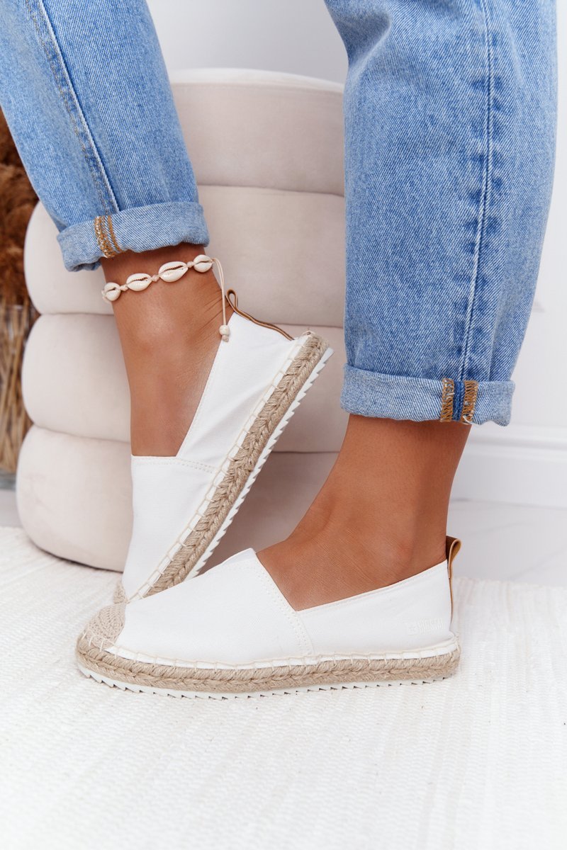 Espadrilles On A Braided Sole Big Star HH274493 Off White