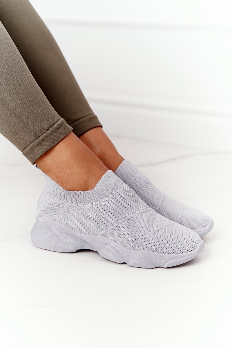 Women's Slip-on Sneakers Grey Yoga Class